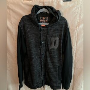 Men’s Dravus Hoodie Jacket Size X-Large Black